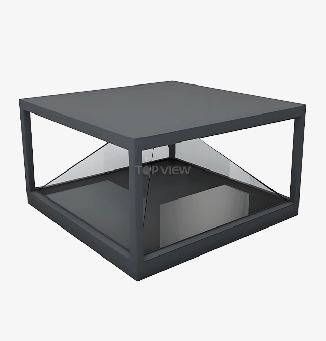 360-degree Full HD 3D holographic display